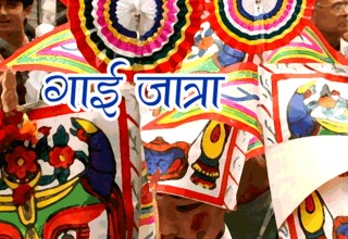 नेवार समुदायको विशेष पर्व गाईजात्रा पर्व आज