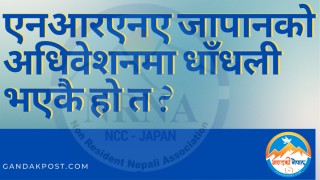 एनआरएनए जापानको अधिवेशनमा धाँधली भएको भनी परेको उजुरीको बारेमा छानबिन, भिडियो सहित ।