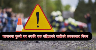 जापानमा गुल्मी घर भएकी एक महिलाको गाडीको ठक्करबाट निधन