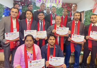 सन्देश अधिकारीको अध्यक्षतामा २५ सदस्यीय कार्यसमिति सर्वसहमत चयन गर्दै कास्की पोखरा समाज जापानको  पाँचौ अधिनेशन सम्पन्न